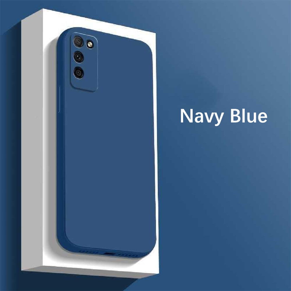 For Honor 30 Lite Cover Drop and wear resistant Silicone Full Case Classic Simple Solid Color Phone Case Cover