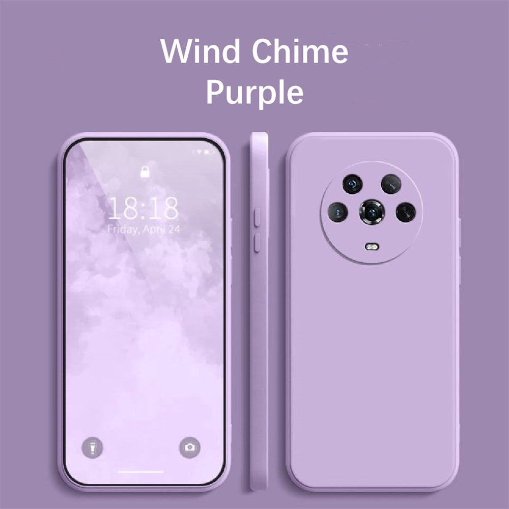 For Honor Magic 3 Pro Cover Drop and wear resistant Silicone Full Case Classic Simple Solid Color Phone Case Cover