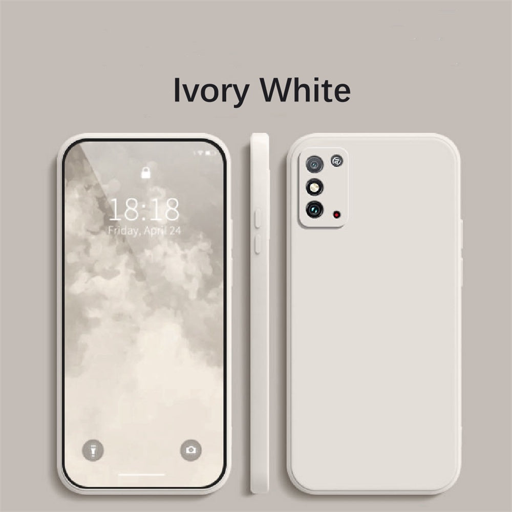 For Honor X10 Max Cover Drop and wear resistant Silicone Full Case Classic Simple Solid Color Phone Case Cover