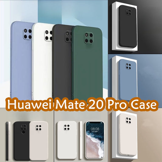 For Huawei Mate 20 Pro Cover Drop and wear resistant Silicone Full Case Classic Simple Solid Color Phone Case Cover
