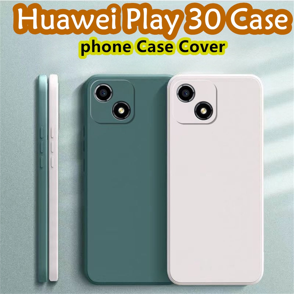 For Huawei Play 30 Cover Drop and wear resistant Silicone Full Case Classic Simple Solid Color Phone Case Cover