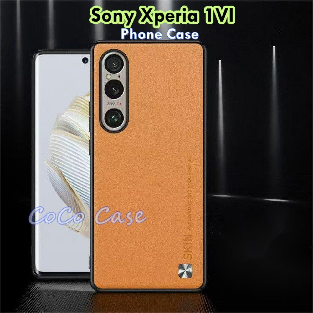 For Sony Xperia 1VI Cover Silicone Professional Full Case Classic Simple Solid Color Phone Case Cover sweatproof