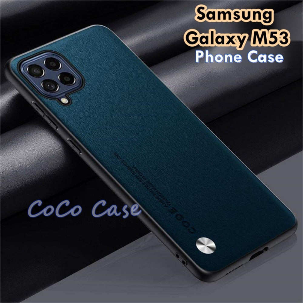 For Samsung Galaxy M53 Cover Silicone Professional Full Case Classic Simple Solid Color Phone Case Cover sweatproof