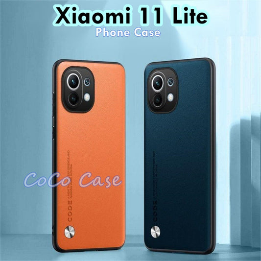 For Xiaomi 11 Lite Cover Silicone Professional Full Case Classic Simple Solid Color Phone Case Cover sweatproof
