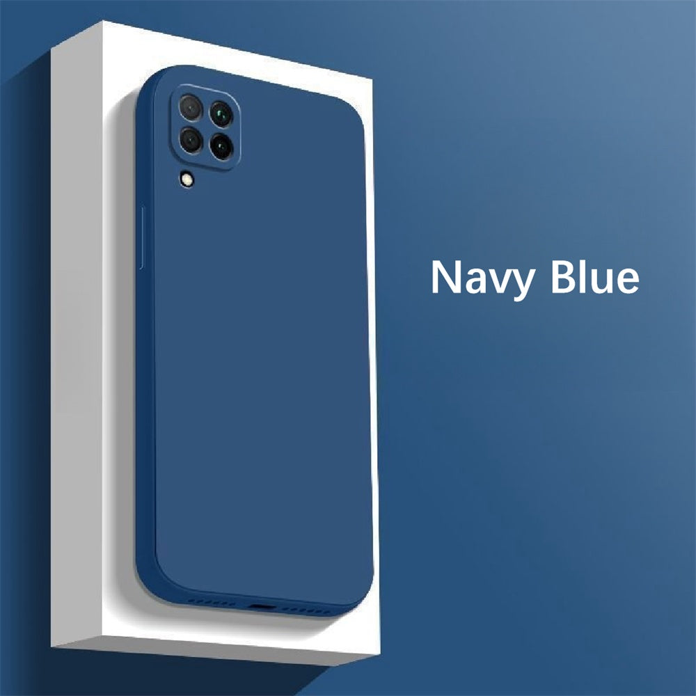 For Huawei P40 Pro Cover Drop and wear resistant Silicone Full Case Classic Simple Solid Color Phone Case Cover