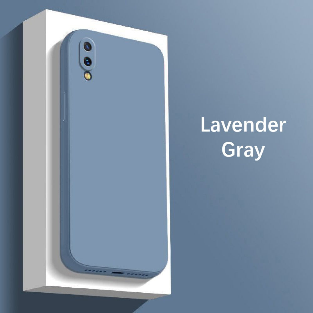 For VIVO Y93 Cover Drop and wear resistant Silicone Full Case Classic Simple Solid Color Phone Case Cover