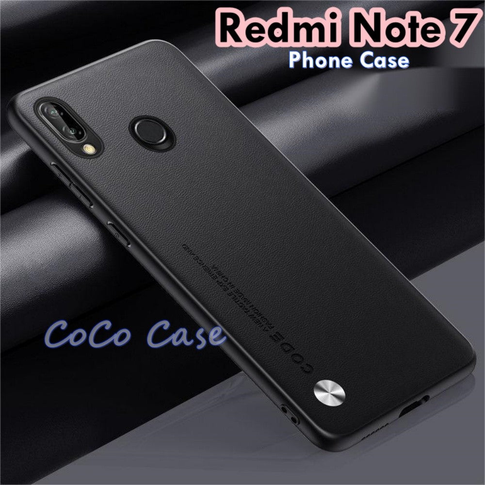 For Redmi Note 7 Cover Silicone Professional Full Case Classic Simple Solid Color Phone Case Cover sweatproof