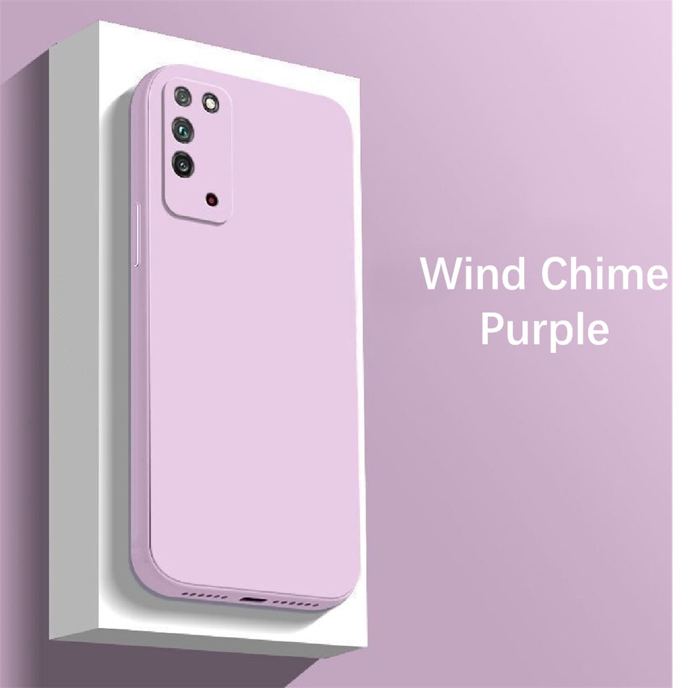 For Honor X10 Cover Drop and wear resistant Silicone Full Case Classic Simple Solid Color Phone Case Cover