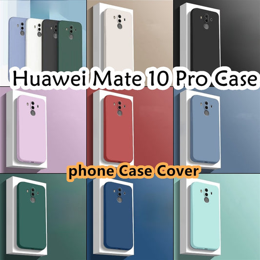 For Huawei Mate 10 Pro Cover Drop and wear resistant Silicone Full Case Classic Simple Solid Color Phone Case Cover
