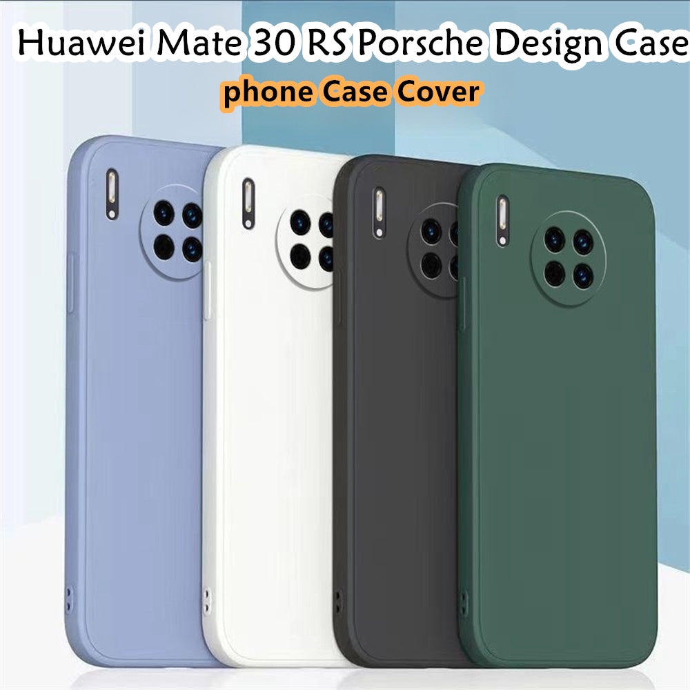 For Huawei Mate 30 RS Cover Drop and wear resistant Silicone Full Case Classic Simple Solid Color Phone Case Cover