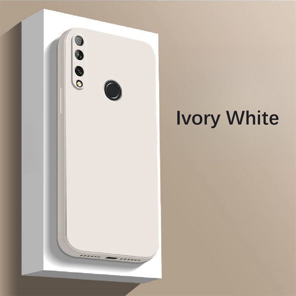 For Huawei Enjoy 9S Cover Drop and wear resistant Silicone Full Case Classic Simple Solid Color Phone Case Cover