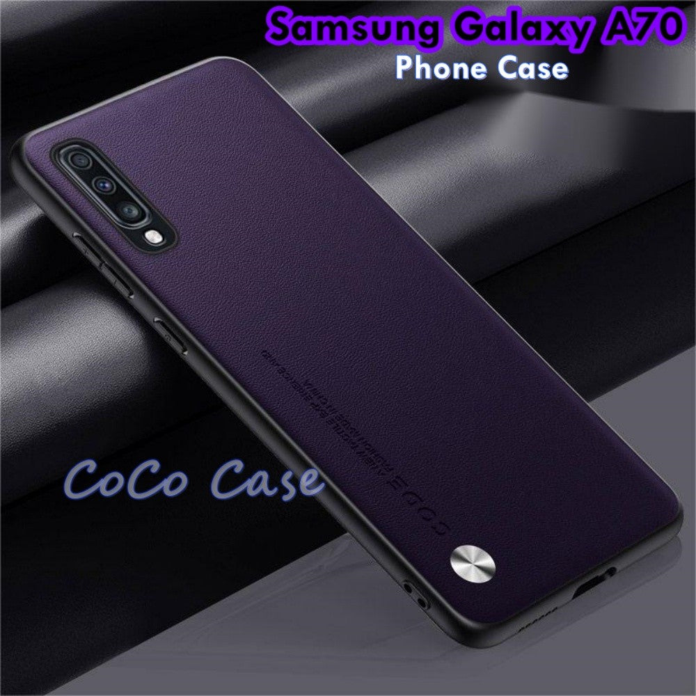 For Samsung Galaxy A70 Cover Silicone Professional Full Case Classic Simple Solid Color Phone Case Cover sweatproof