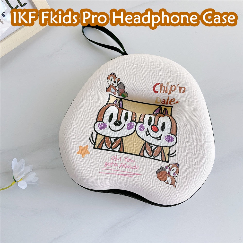 For IKF Fkids Pro Headphone Case Cartoon Creative Patterns Headset Earpads Storage Bag Casing Box