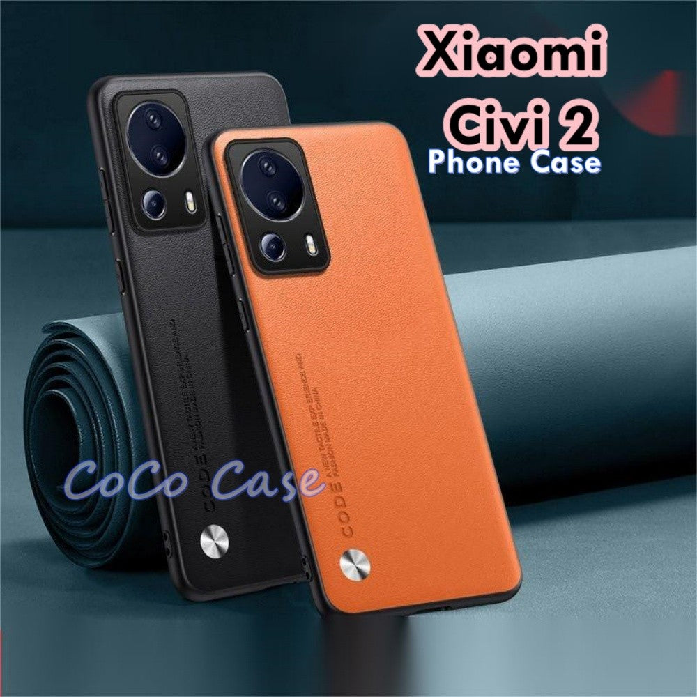 For Xiaomi Civi 2 Cover Silicone Professional Full Case Classic Simple Solid Color Phone Case Cover sweatproof