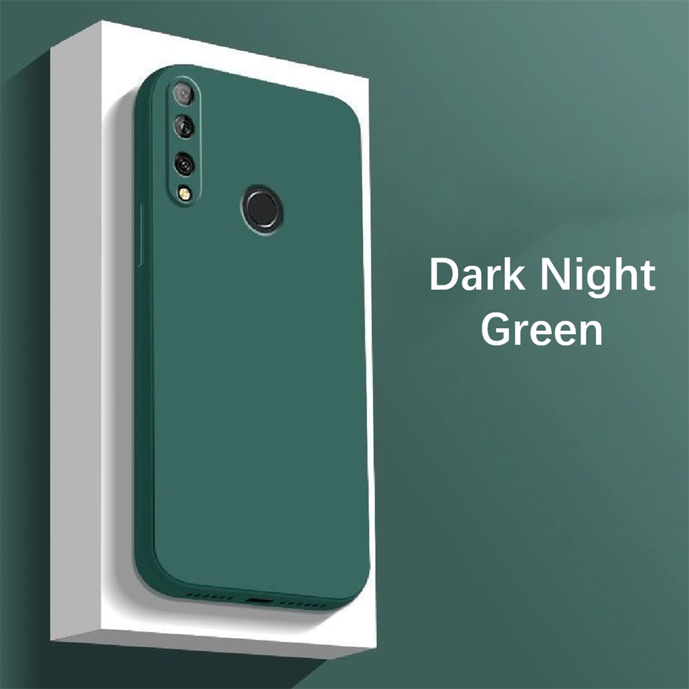 For Honor 20i Cover Drop and wear resistant Silicone Full Case Classic Simple Solid Color Phone Case Cover