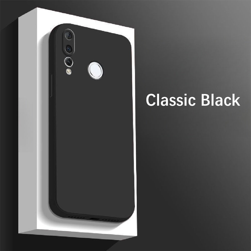 For Huawei Y7P 2020 Cover Drop and wear resistant Silicone Full Case Classic Simple Solid Color Phone Case Cover