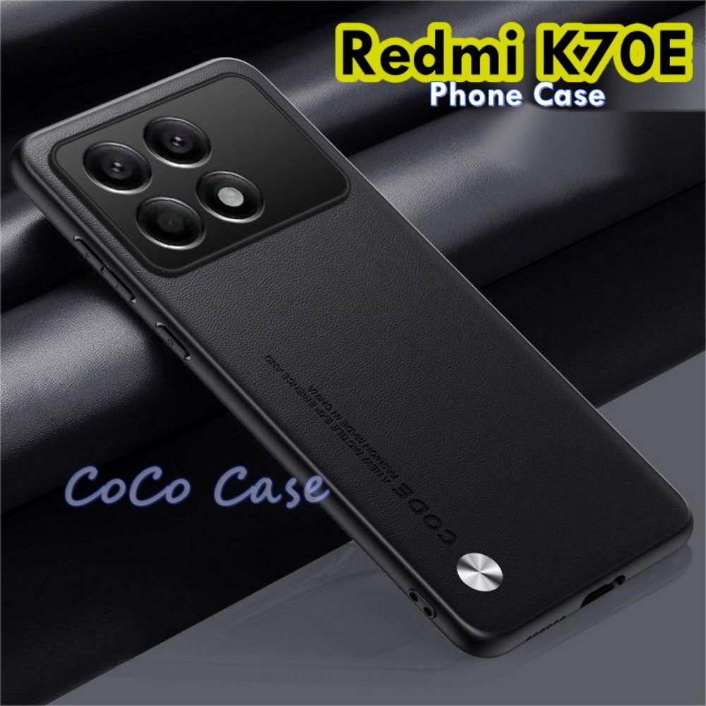 For Redmi K70E Cover Silicone Professional Full Case Classic Simple Solid Color Phone Case Cover sweatproof