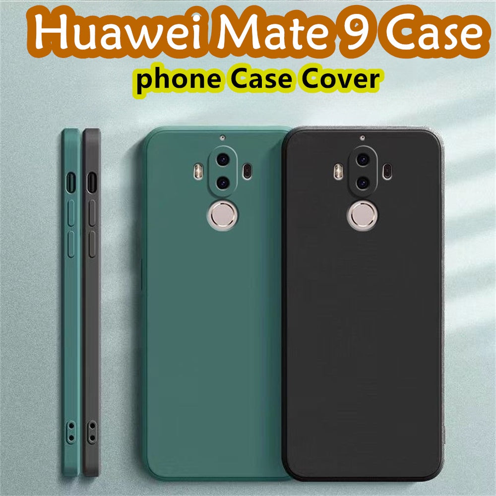 For Huawei Mate 9 Cover Drop and wear resistant Silicone Full Case Classic Simple Solid Color Phone Case Cover