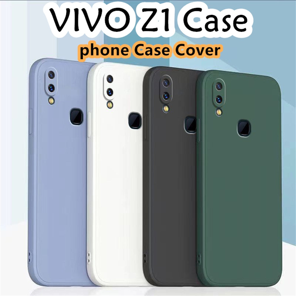For VIVO Z1 Cover Drop and wear resistant Silicone Full Case Classic Simple Solid Color Phone Case Cover