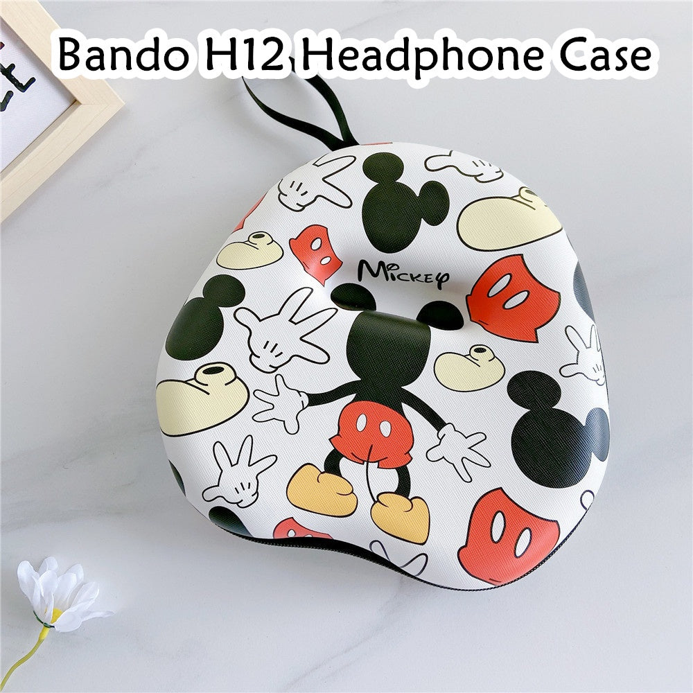 For Bando H12 Headphone Case Cartoon Creative Patterns Headset Earpads Storage Bag Casing Box