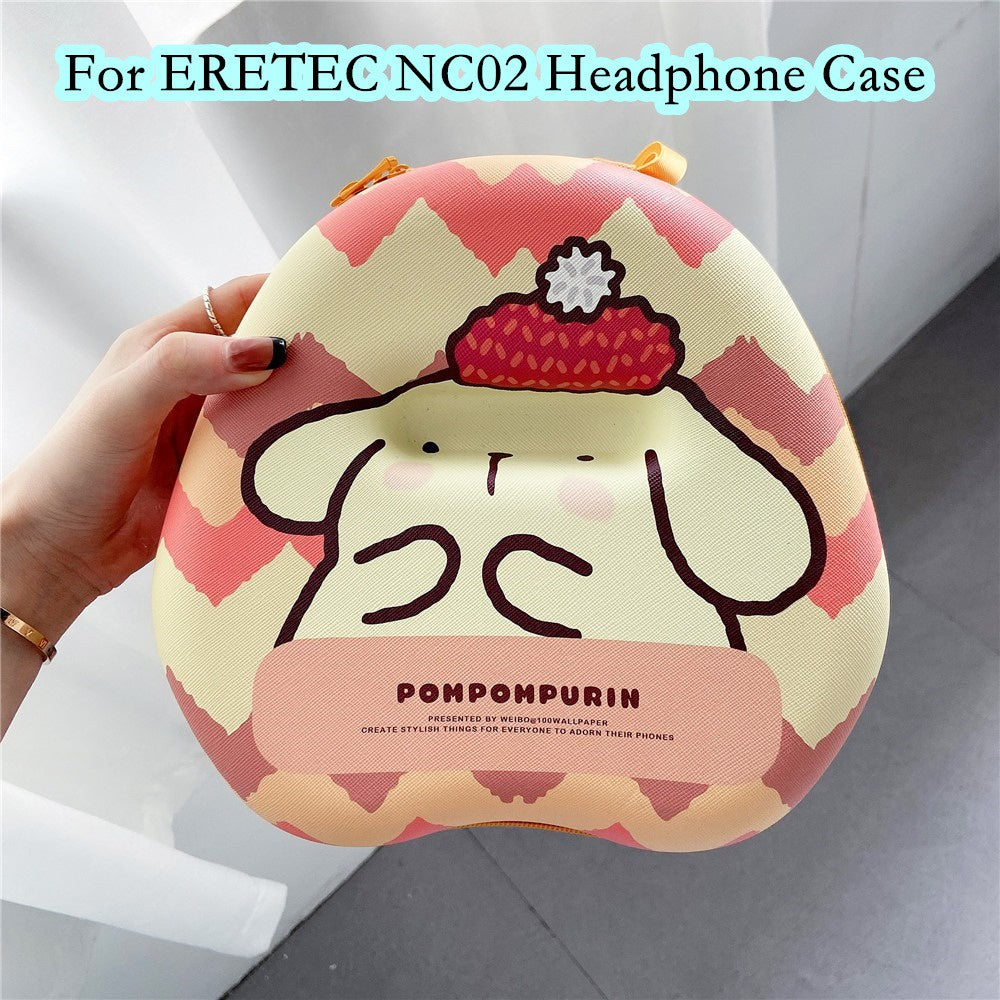 For ERETEC NC02 Headphone Case Cartoon Creative Patterns Headset Earpads Storage Bag Casing Box