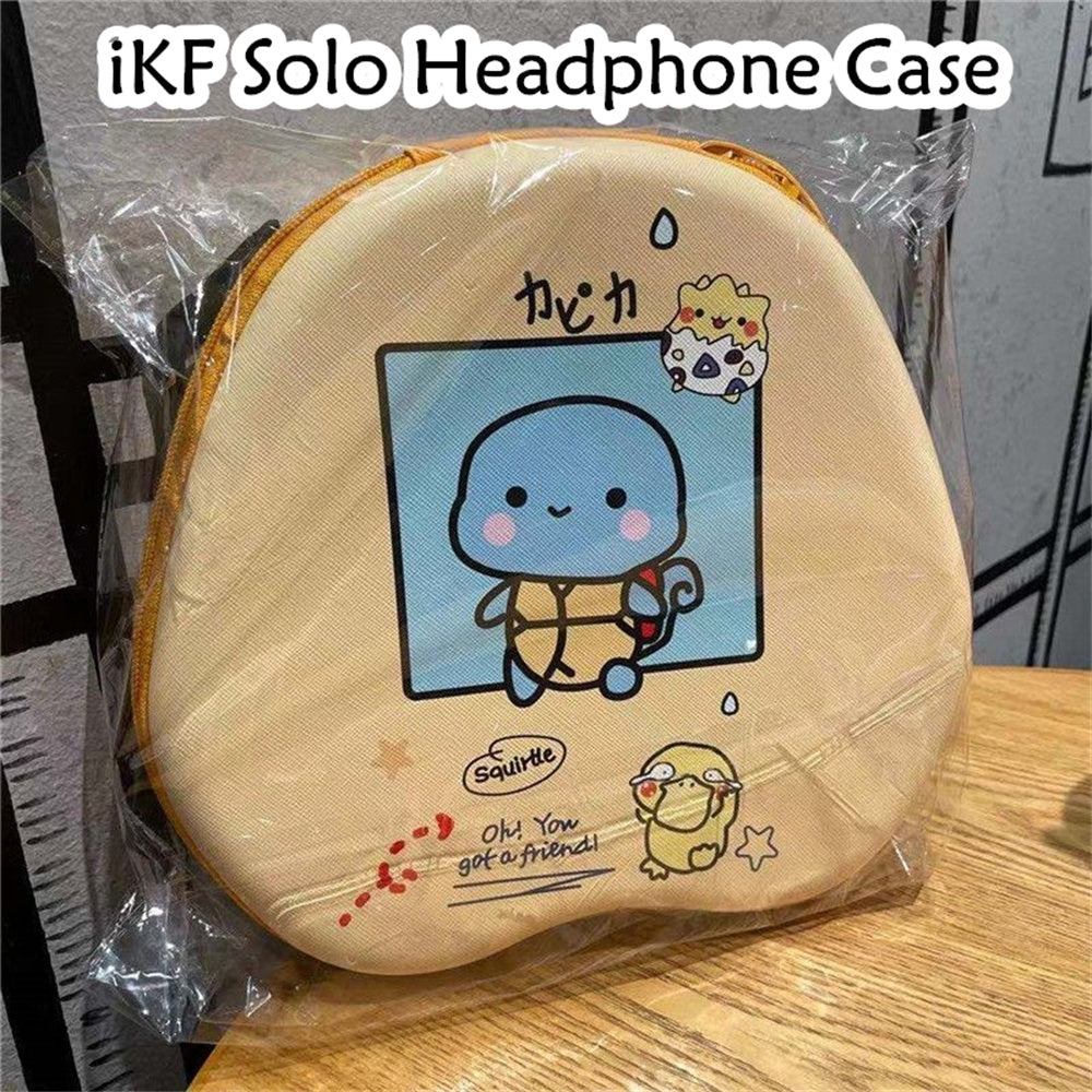 For iKF Solo Headphone Case Cartoon Creative Patterns Headset Earpads Storage Bag Casing Box