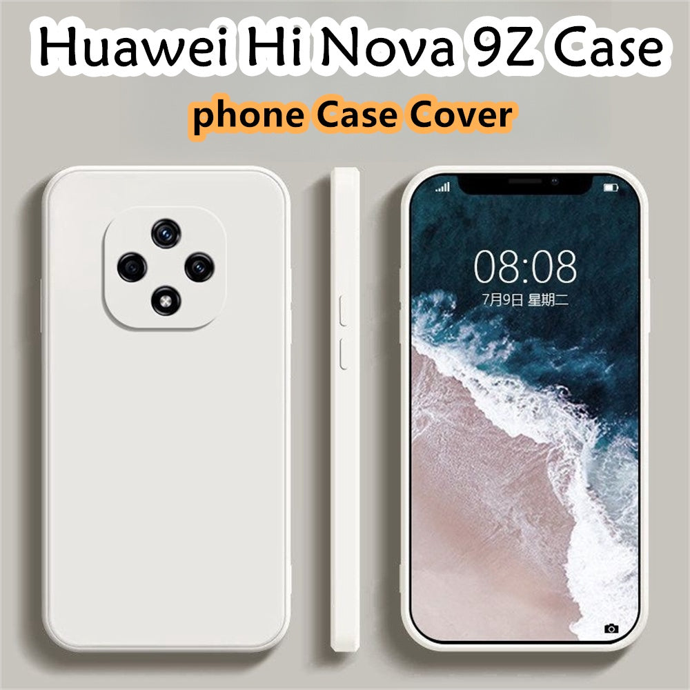 For Huawei Hi Nova 9Z Cover Drop and wear resistant Silicone Full Case Classic Simple Solid Color Phone Case Cover