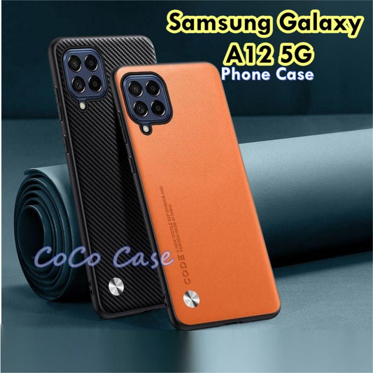 For Samsung Galaxy A12 5G Cover Silicone Professional Full Case Classic Simple Solid Color Phone Case Cover sweatproof