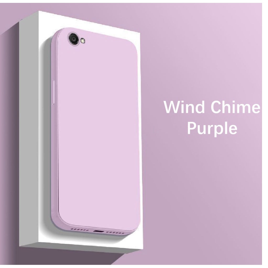 For VIVO Y66 Cover Drop and wear resistant Silicone Full Case Classic Simple Solid Color Phone Case Cover