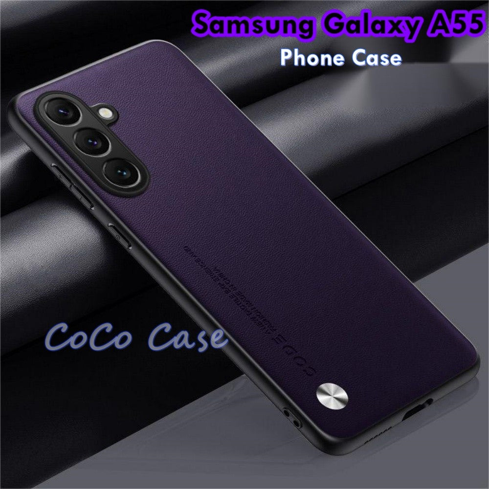 For Samsung Galaxy A55 Cover Silicone Professional Full Case Classic Simple Solid Color Phone Case Cover sweatproof