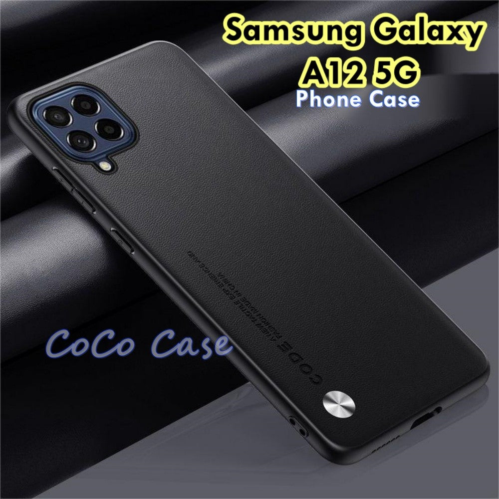 For Samsung Galaxy A12 5G Cover Silicone Professional Full Case Classic Simple Solid Color Phone Case Cover sweatproof