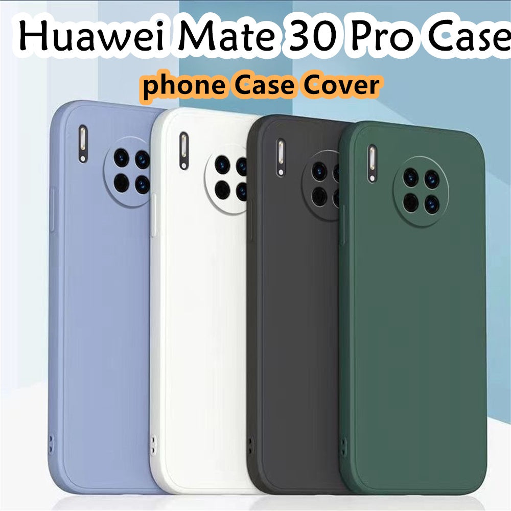 For Huawei Mate 30 Pro Cover Drop and wear resistant Silicone Full Case Classic Simple Solid Color Phone Case Cover