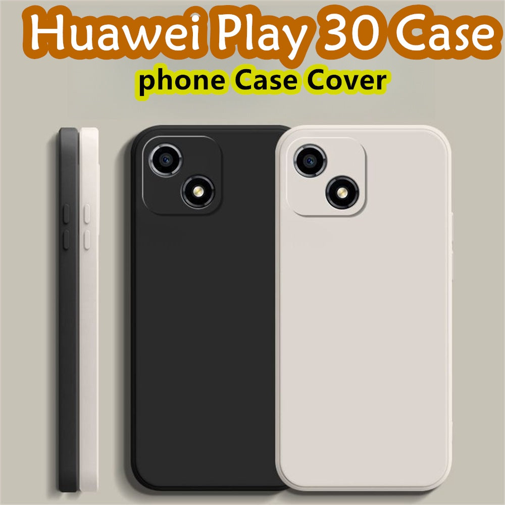 For Huawei Play 30 Cover Drop and wear resistant Silicone Full Case Classic Simple Solid Color Phone Case Cover