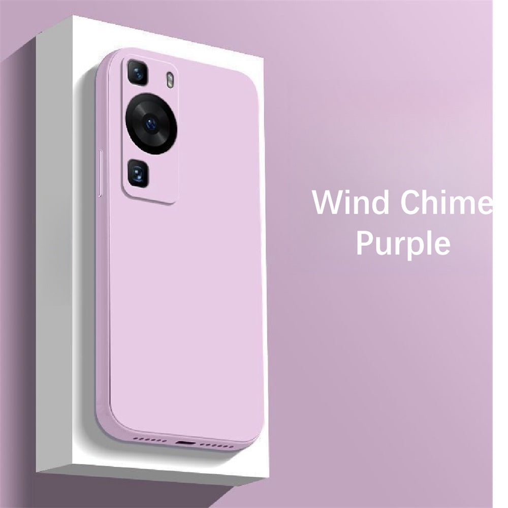 For Huawei P60 Pro Cover Drop and wear resistant Silicone Full Case Classic Simple Solid Color Phone Case Cover