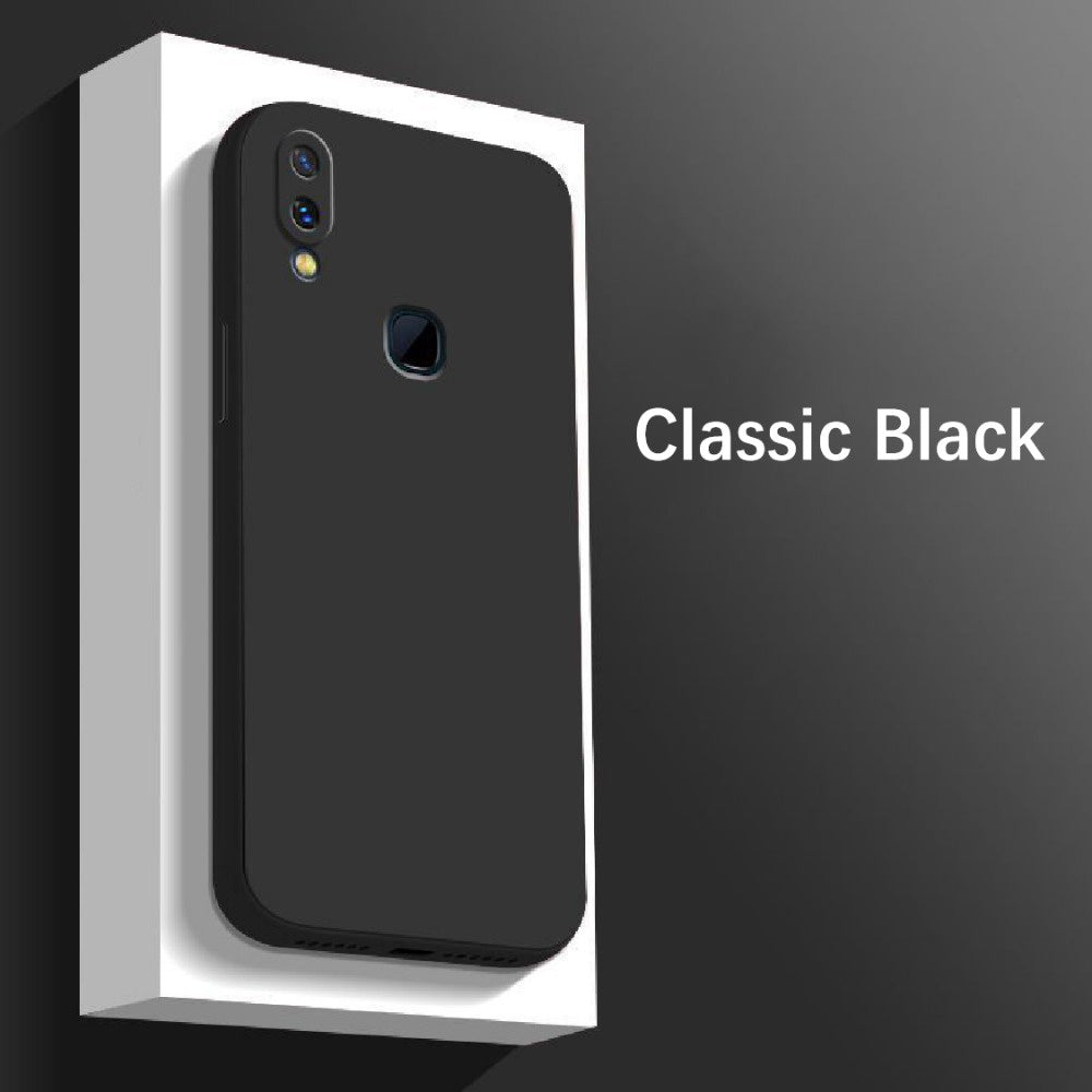 For VIVO Z1 Lite Cover Drop and wear resistant Silicone Full Case Classic Simple Solid Color Phone Case Cover