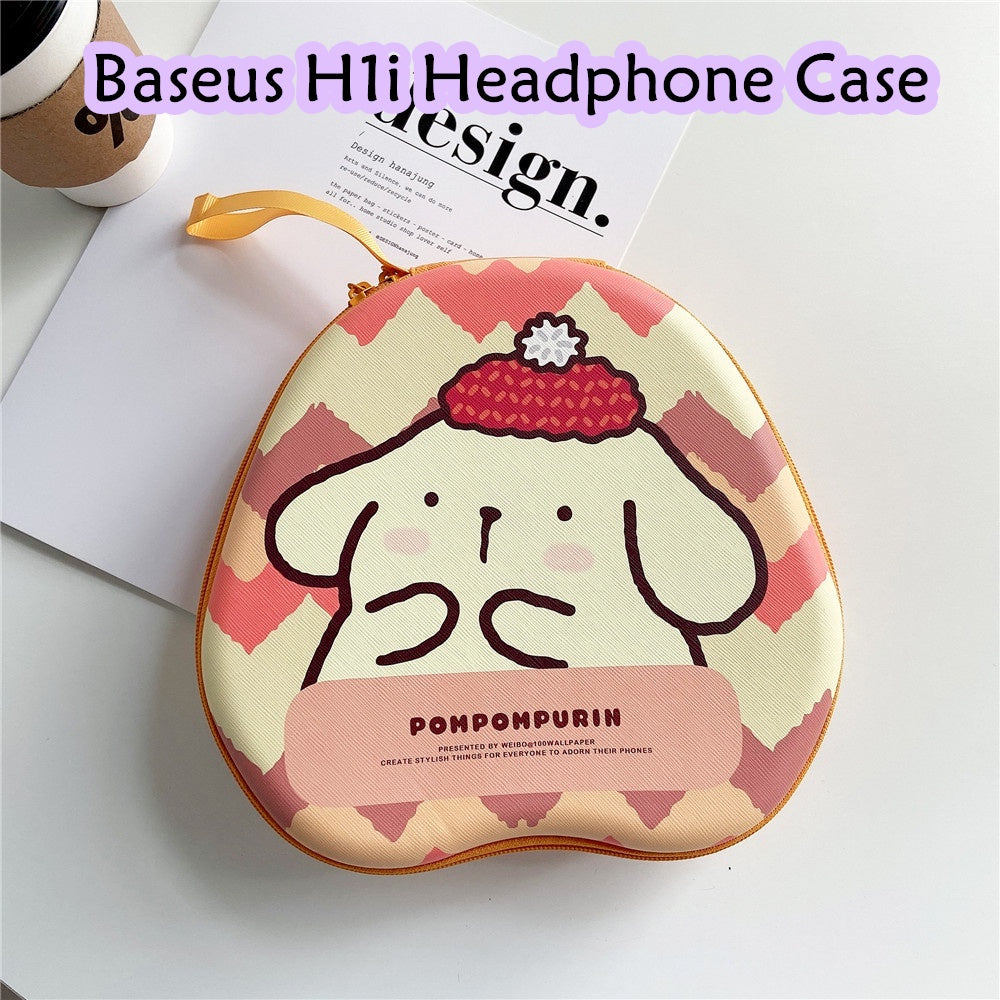 For Baseus H1i Headphone Case Cartoon Creative Patterns Headset Earpads Storage Bag Casing Box
