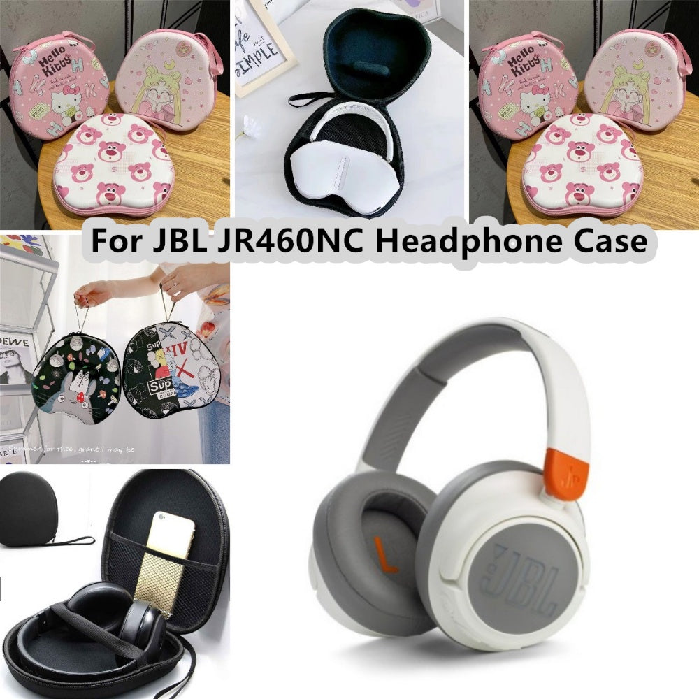 For JBL JR460NC Headphone Case Cartoon Creative Patterns Headset Earpads Storage Bag Casing Box