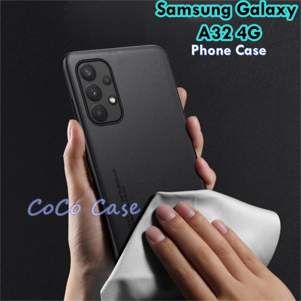 For Samsung Galaxy A32 4G Cover Silicone Professional Full Case Classic Simple Solid Color Phone Case Cover sweatproof