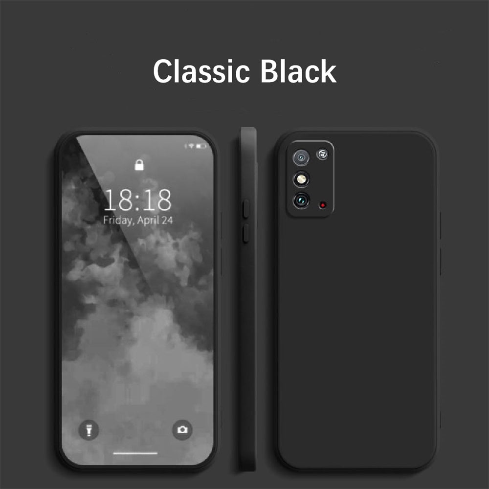 For Honor X10 Max Cover Drop and wear resistant Silicone Full Case Classic Simple Solid Color Phone Case Cover