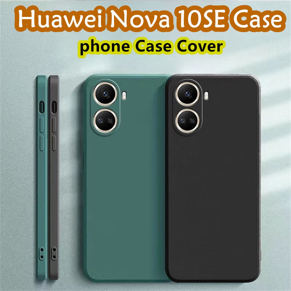 For Huawei Nova 10SE Cover Drop and wear resistant Silicone Full Case Classic Simple Solid Color Phone Case Cover