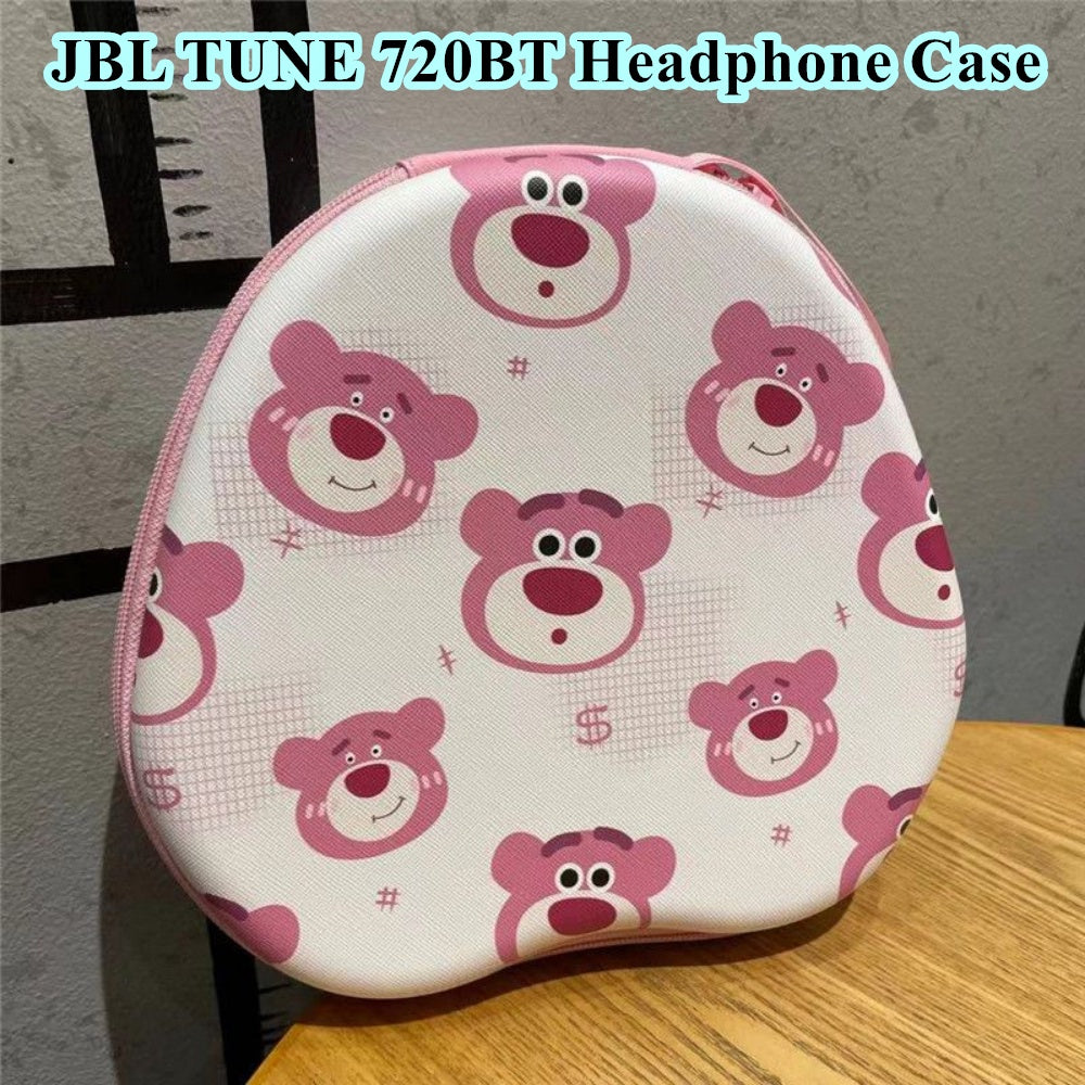 For JBL TUNE 720BT Headphone Case Cartoon Creative Patterns Headset Earpads Storage Bag Casing Box