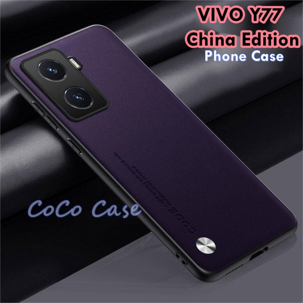 For VIVO Y77 China Edition Cover Silicone Professional Full Case Classic Simple Solid Color Phone Case Cover sweatproof