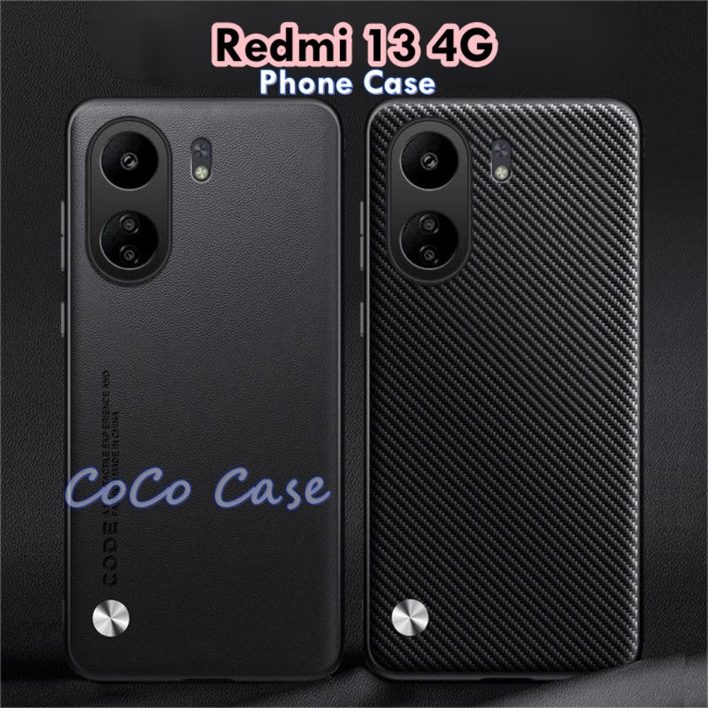 For Redmi 13 4G Cover Silicone Professional Full Case Classic Simple Solid Color Phone Case Cover sweatproof