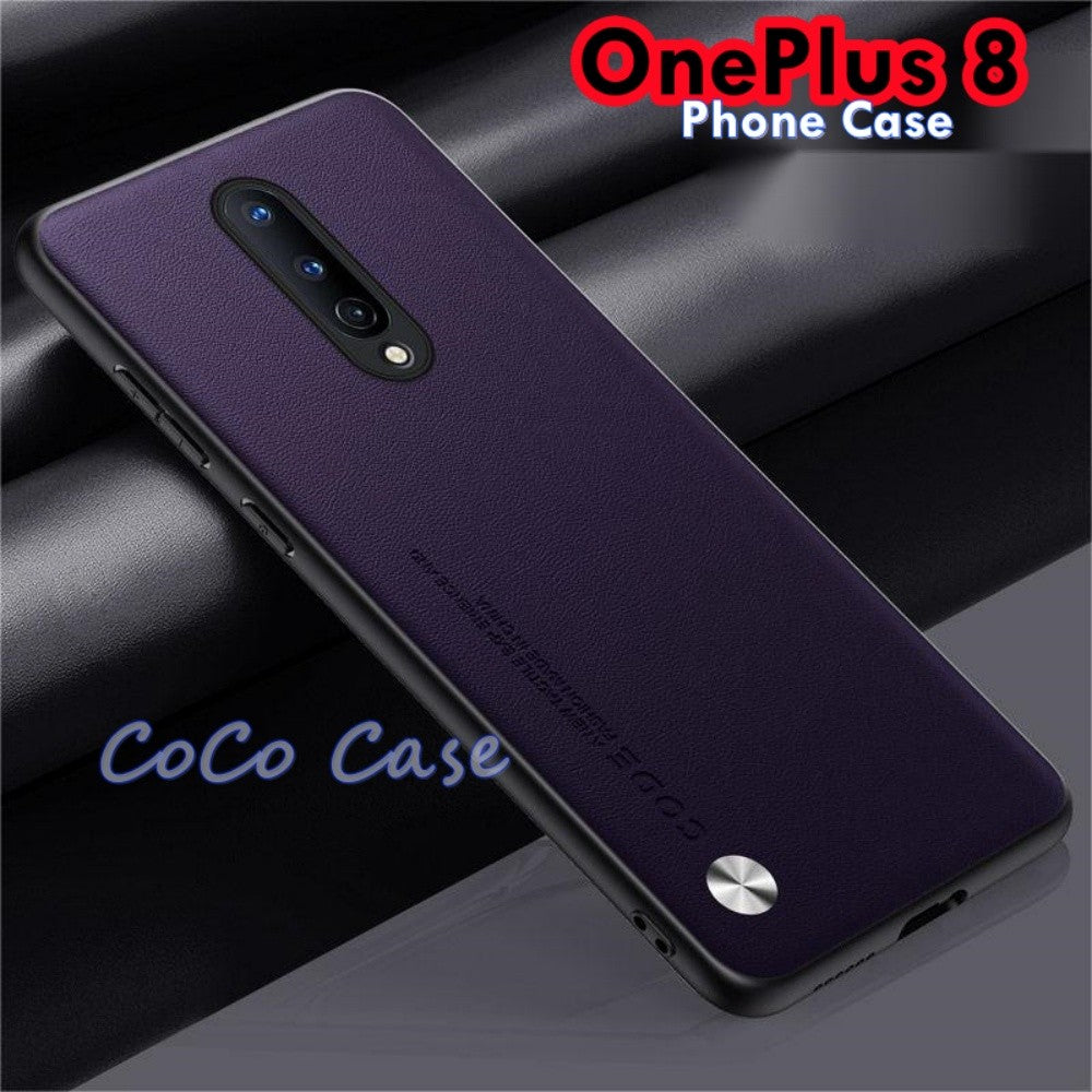 For OnePlus 8 Cover Silicone Professional Full Case Classic Simple Solid Color Phone Case Cover sweatproof