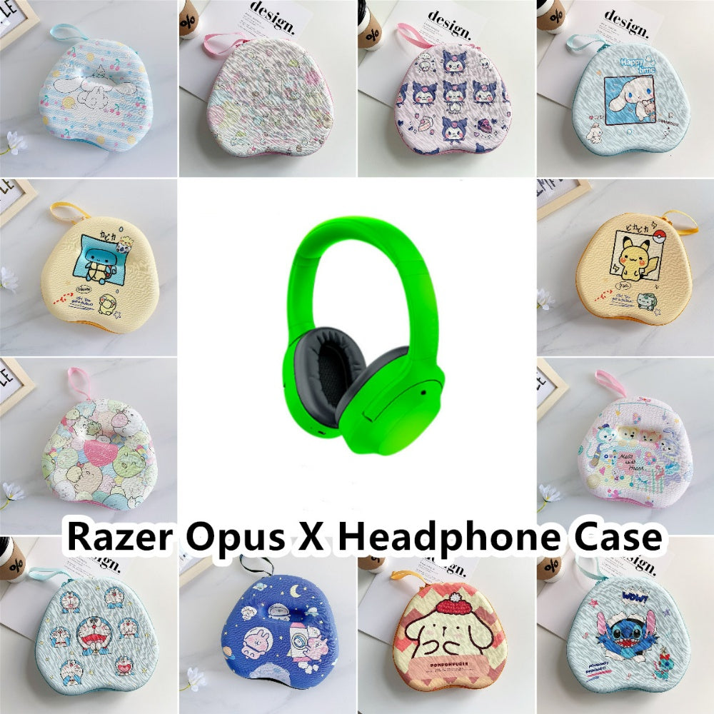 For Razer Opus X Headphone Case Cartoon Creative Patterns Headset Earpads Storage Bag Casing Box