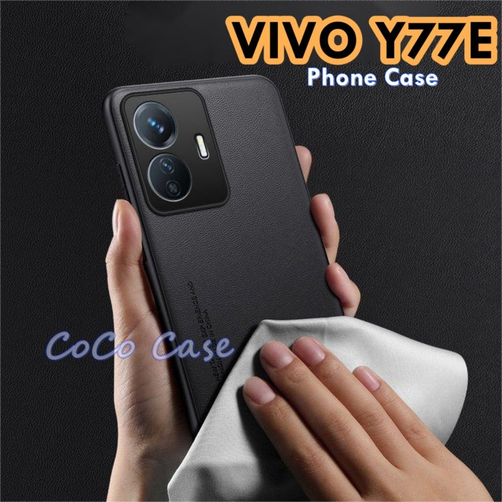 For VIVO Y77E Cover Silicone Professional Full Case Classic Simple Solid Color Phone Case Cover sweatproof