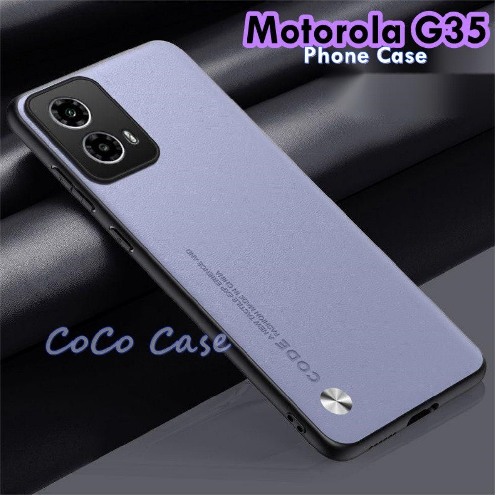For Motorola G35 Cover Silicone Professional Full Case Classic Simple Solid Color Phone Case Cover sweatproof