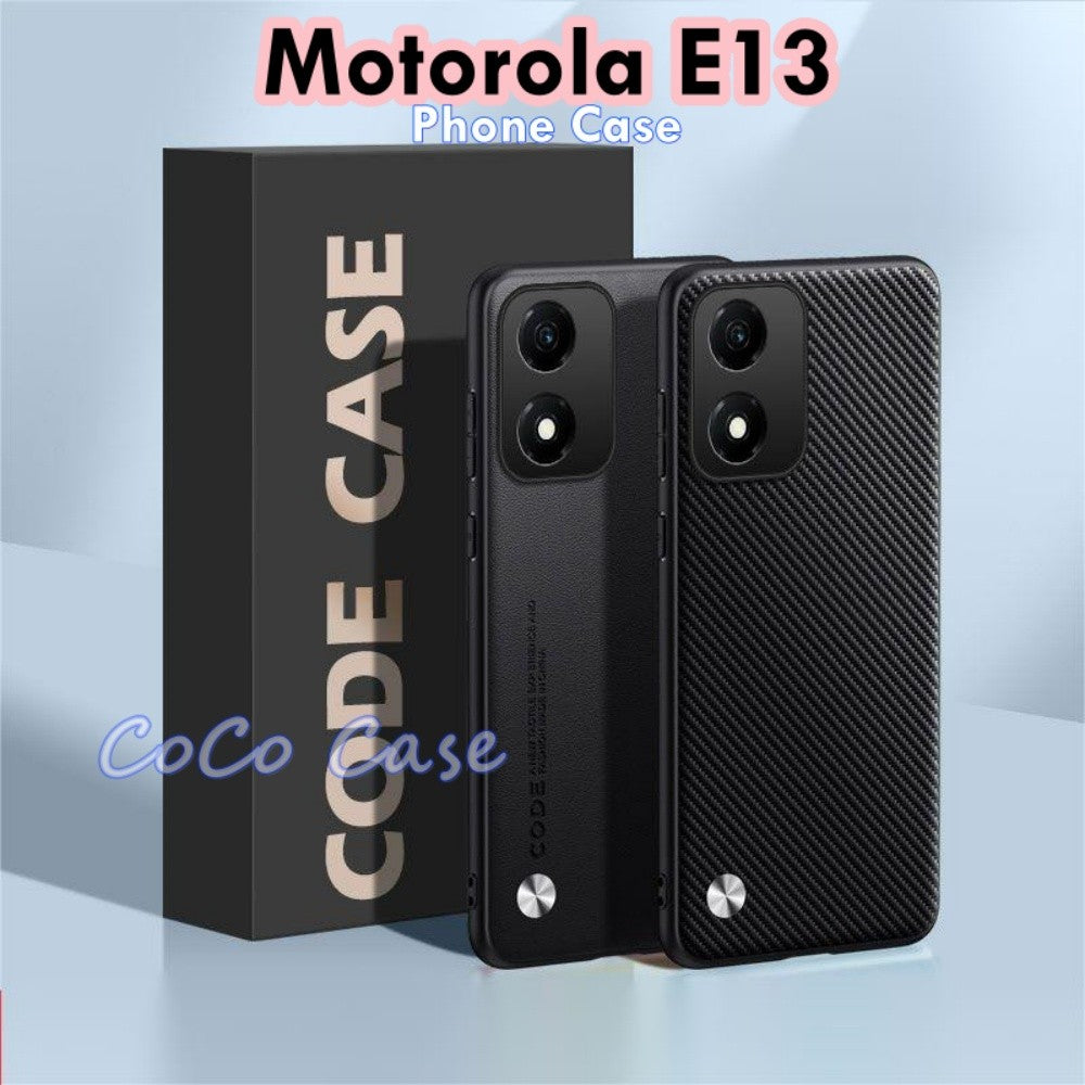 For Motorola E13 Cover Silicone Professional Full Case Classic Simple Solid Color Phone Case Cover sweatproof