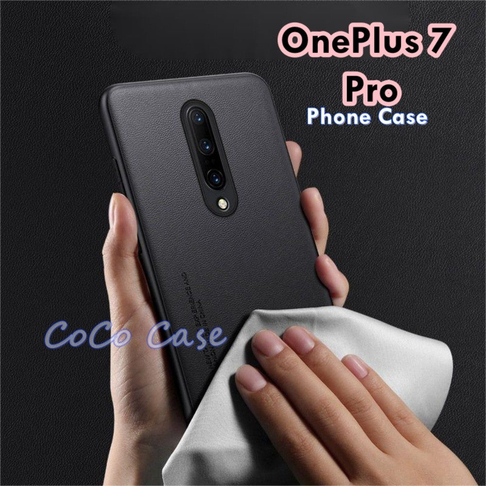 For OnePlus 7 Pro Cover Silicone Professional Full Case Classic Simple Solid Color Phone Case Cover sweatproof