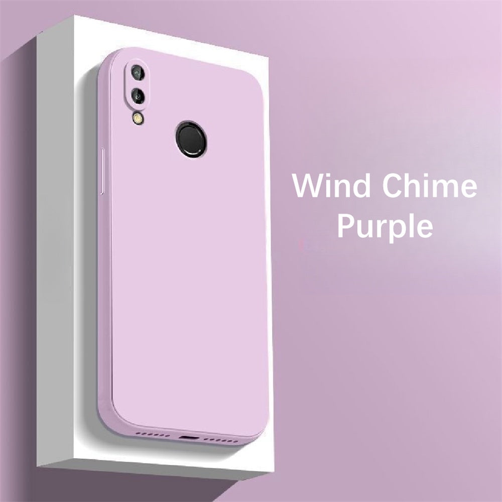 For Huawei P20 Lite Cover Drop and wear resistant Silicone Full Case Classic Simple Solid Color Phone Case Cover